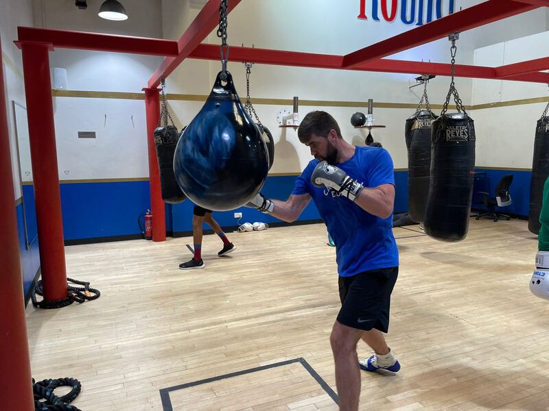 British boxer Rocky Fielding was face Emmanuel Danso on his comeback in Dubai.