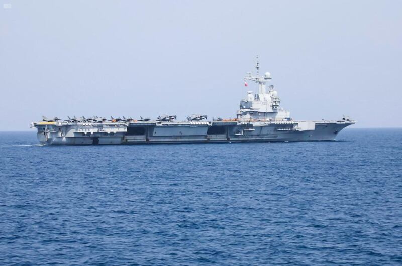 The Royal Saudi Naval Forces (RSNF) and the French Navy participated in a maritime exercise on Wednesday, March 10, 2021. SPA