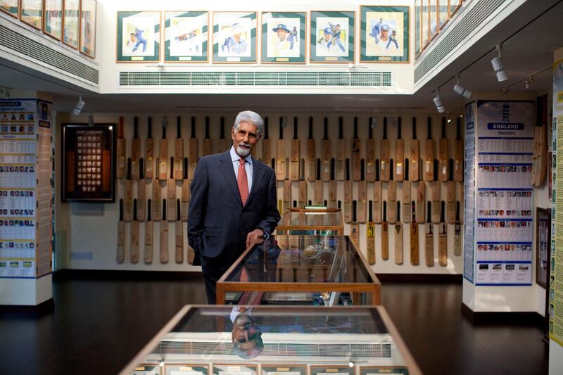 Dubai, United Arab Emirates, November 19, 2012:     Indian businessman Shyam Bhatia has made a museum out of his cricket collection at his home in the Jumeirah area in Dubai on November 19, 2012. Christopher Pike / The National