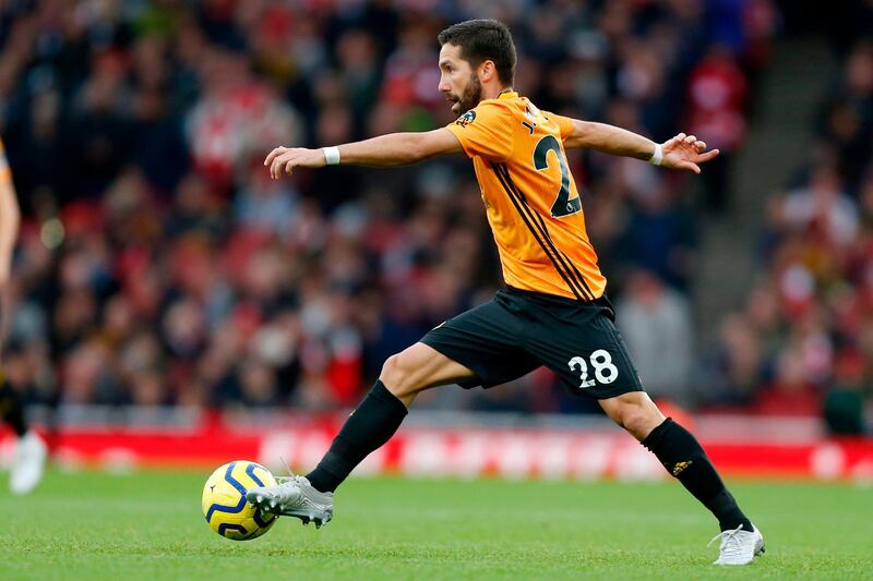 Centre midfield: Joao Moutinho (Wolves) – Set up Raul Jimenez’s equaliser against Arsenal. The classy passer was at the heart of most things as Wolves had 24 shots. AFP