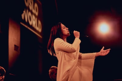 Fado star Sara Correia performs at Oslo World in Norway on Friday, October 1, 2019. Courtesy: Helge Brekke/Oslo World