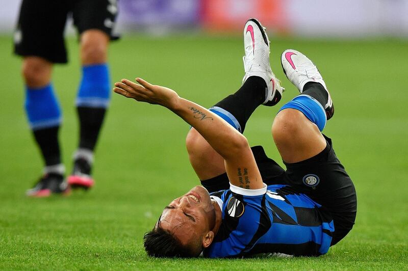Inter Milan forward Lautaro Martinez. AFP