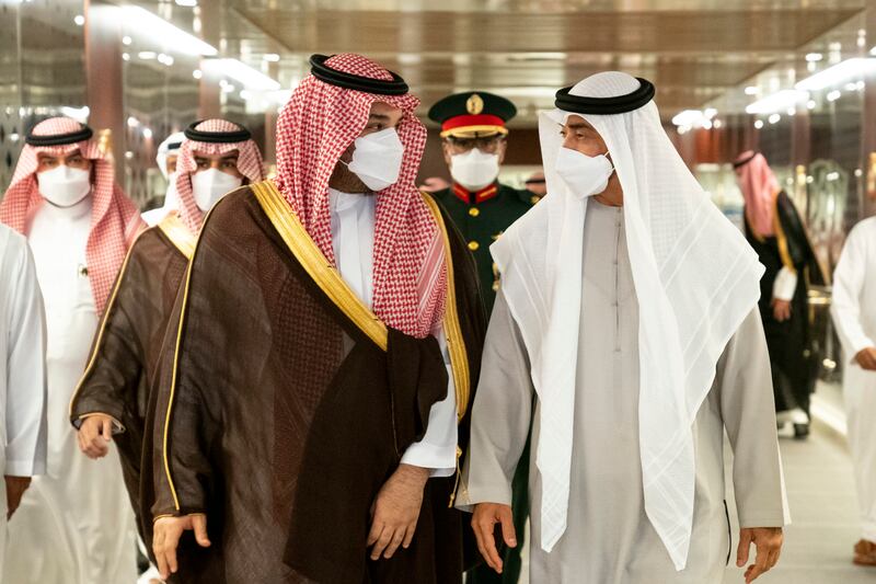 Prince Mohammed offers condolences to the President, Sheikh Mohamed. 
