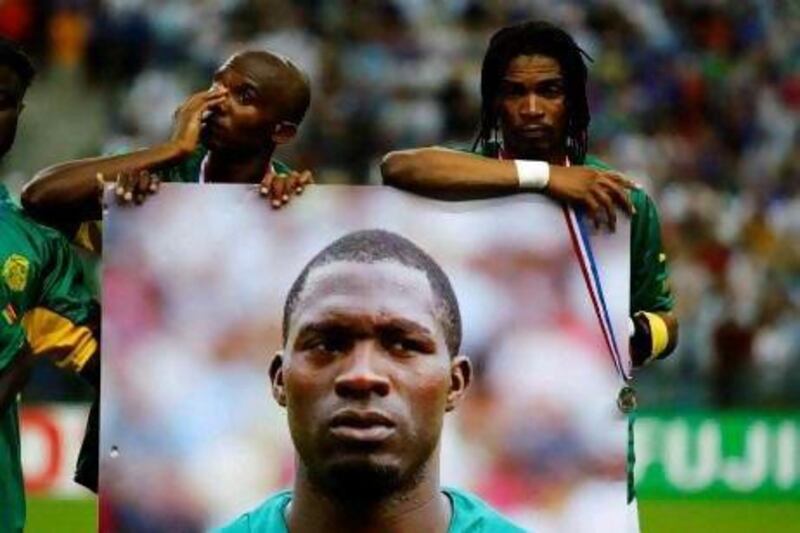 Marc-Vivien Foe: The Cameroonian's death on June 26, 2003 during their Fifa Confederations Cup semi-final match against Colombia was said to be heart-related. The autopsy revealed a hereditary condition called hypertrophic cardiomyopathy, which is known to increase the risk of sudden death during physical exercise. He was 28.