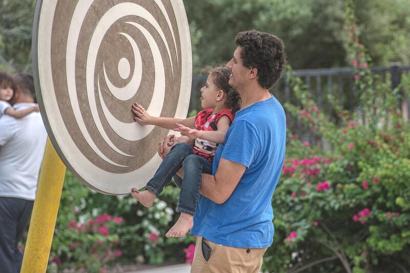 An outdoor environment promotes creativity, emphasises social needs and encourages problem-solving. Courtesy Umm Al Emarat Park