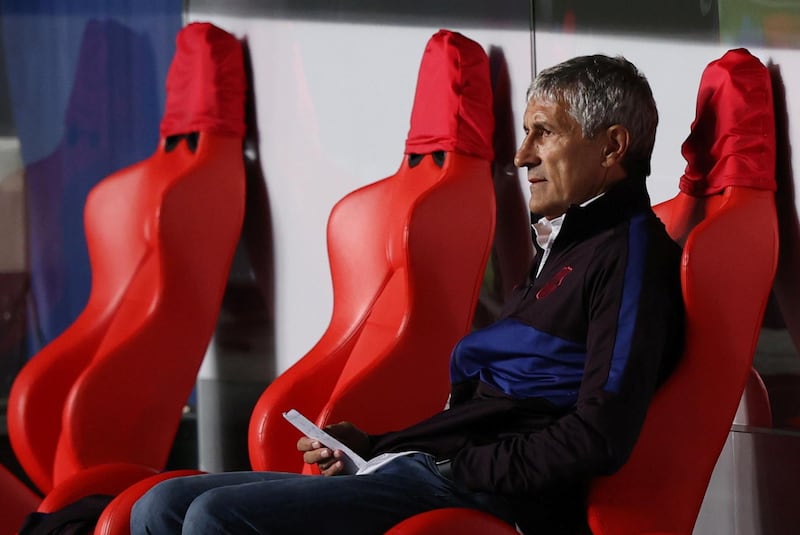 Coach: Quique Setien - 2: Appointed in January, this coach of noble theories has been a practical disaster. Whatever he conceived as the answer to a formidable Bayern, it failed horribly. Reuters