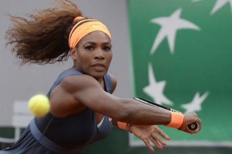 Serena Williams is through to the fourth round at the French Open.
