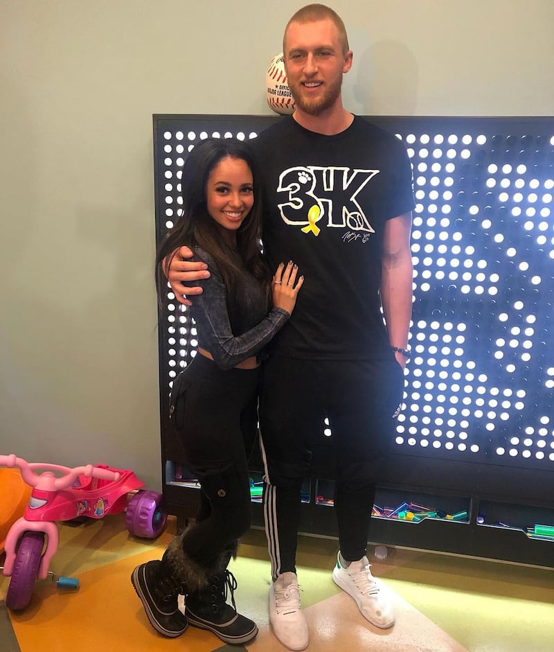 In January, 'Riverdale' star Vanessa Morgan welcomed a baby boy, River, with baseball player husband Michael Kopech. Instagram