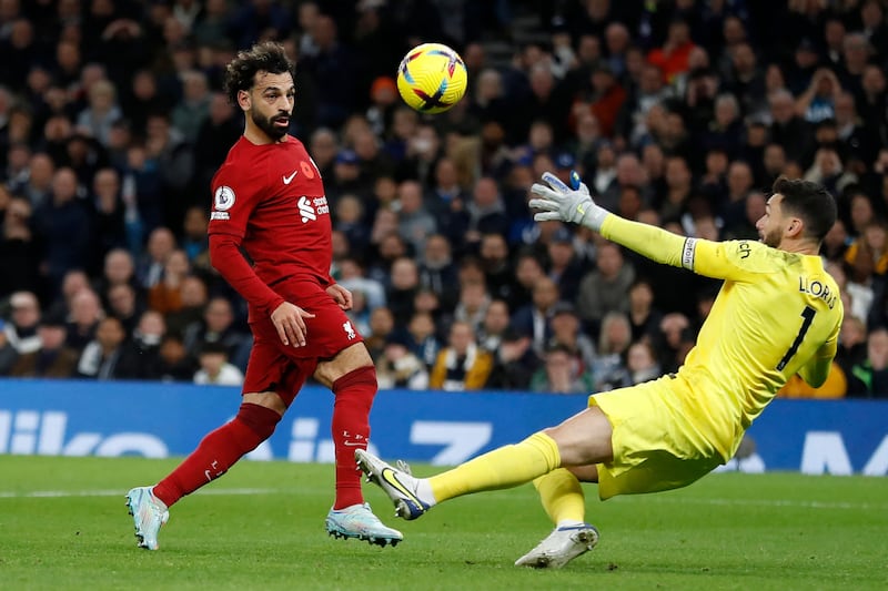 CF: Mohamed Salah (Liverpool). After a slow start to the season by his own meteoric standards, Salah looks back to his best. Another two goals at Tottenham – both well-taken finishes – means the Egyptian has scored 11 in his past 12 matches. AFP