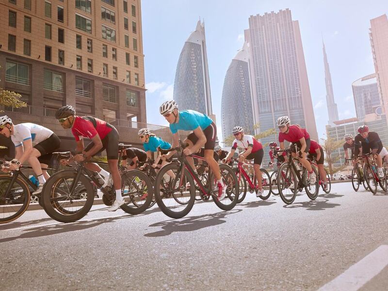 From cycling events to triathlons and HIIT classes, the Dubai Fitness Challenge offers something for everyone. Courtesy Dubai Fitness Challenge