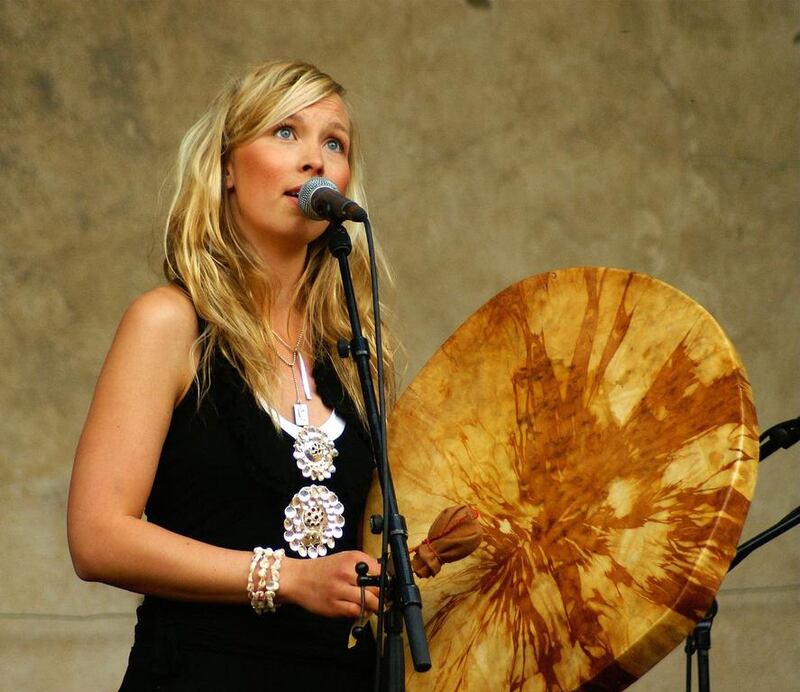 The Swedish singer Sofia Jannok describes her soulful compositions as pop music sung by a Sami person. Courtesy Benoît Derrier via Wikipedia