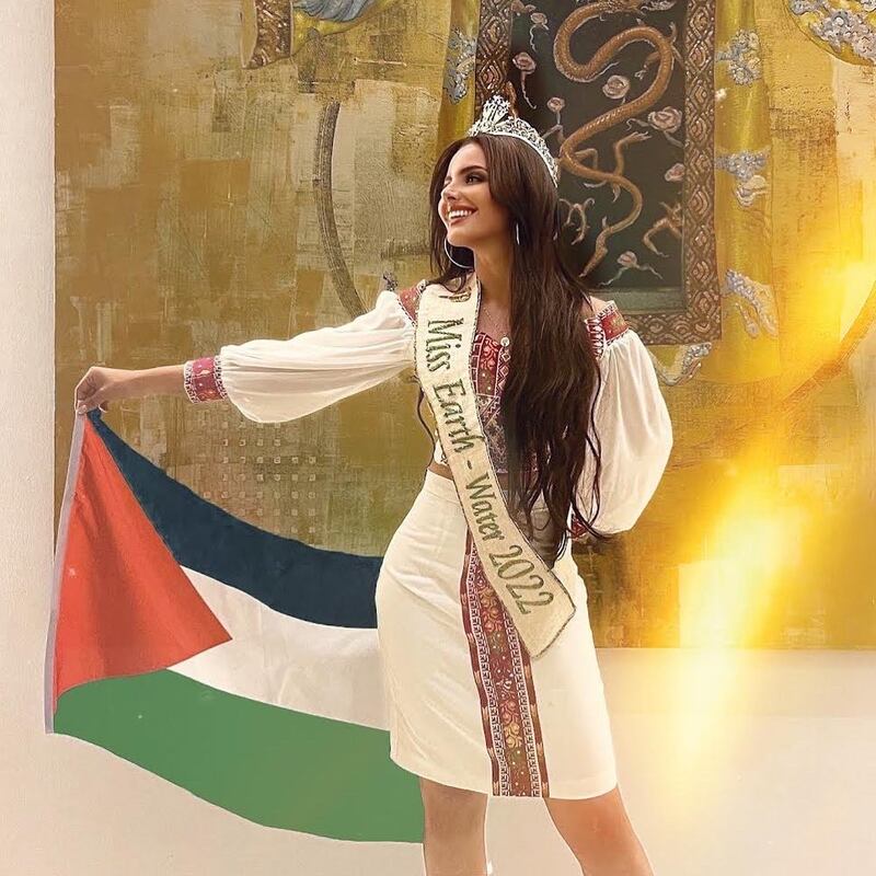 The beauty queen splits her time between Palestine and Canada. Photo: Nadeen Ayoub