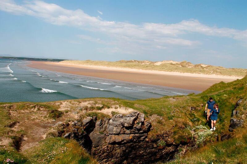 Tullan Strand in Donegal is popular with visitors looking for walking, biking and surfing spots. Courtesy Alison Crummy