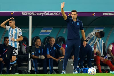 Argentina manager Lionel Scaloni said he was "satisfied" with his team's performance. AFP