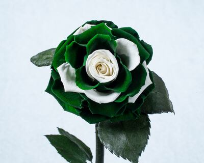 Forever Rose creates arrangements for Saudi Arabia's National Day. Photo: Forever Rose