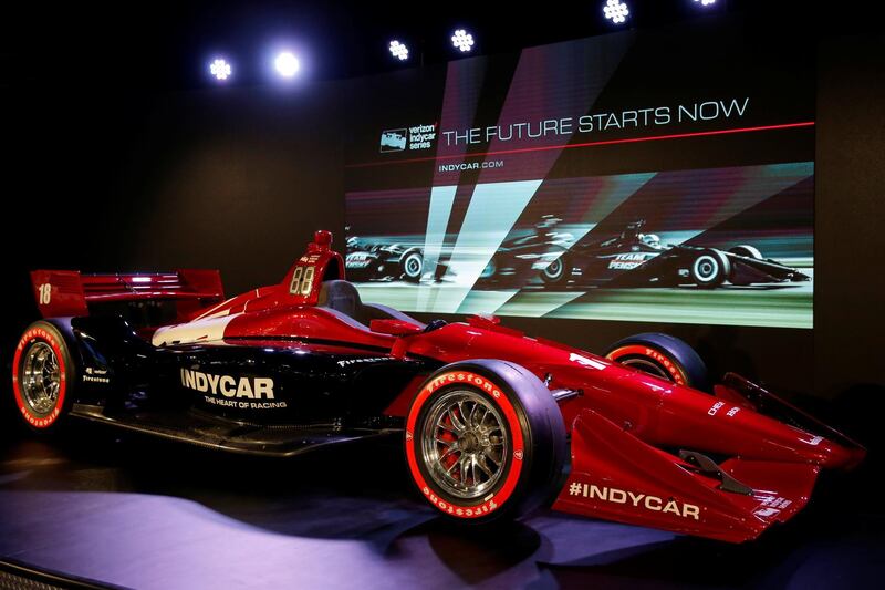 The new Indycar for the forthcoming season. Reuters