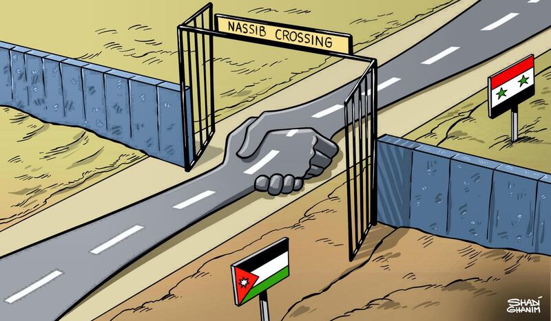 Shadi Ghanim's take on the reopening of the Syrian-Jordanian Nassib crossing