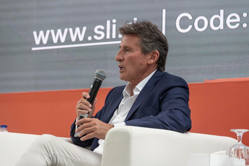 Lord Sebastian Coe was the keynote speaker at the event.

