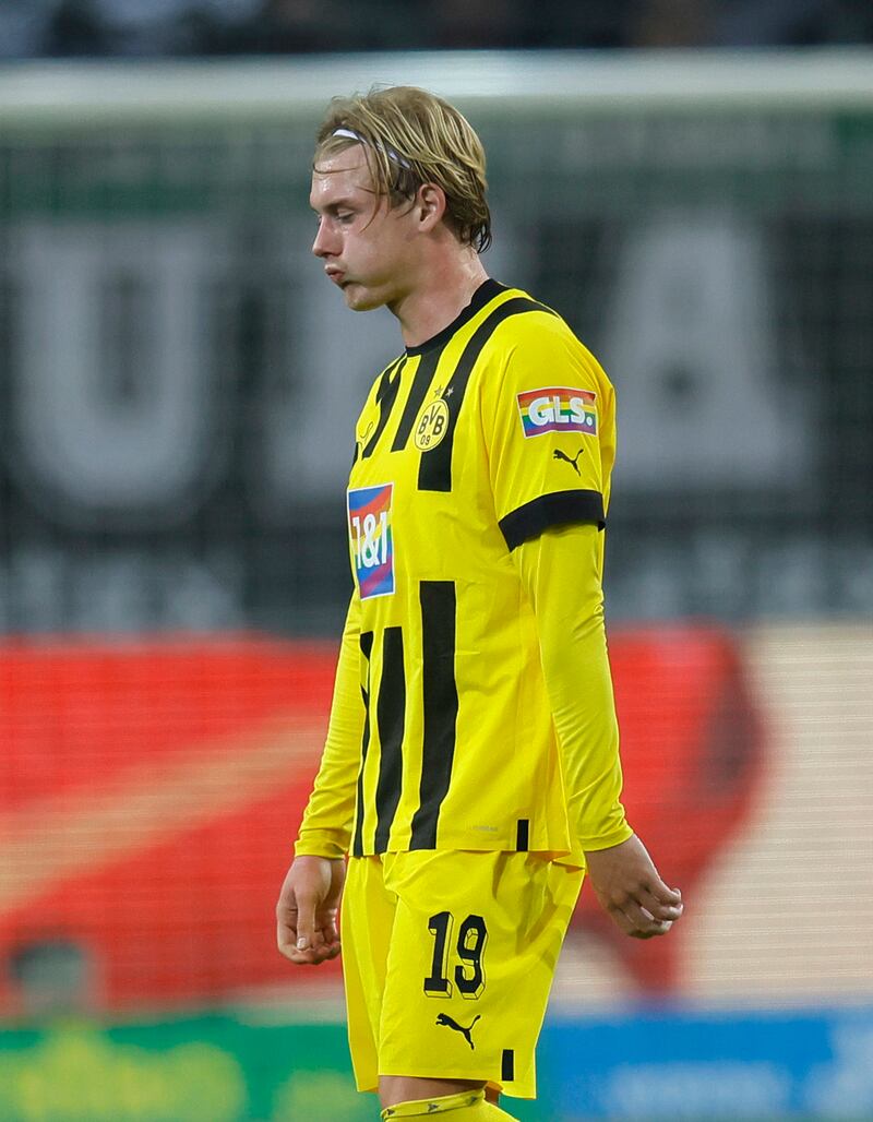 Julian Brandt earns £68,000 a week at Borussia Dortmund. EPA