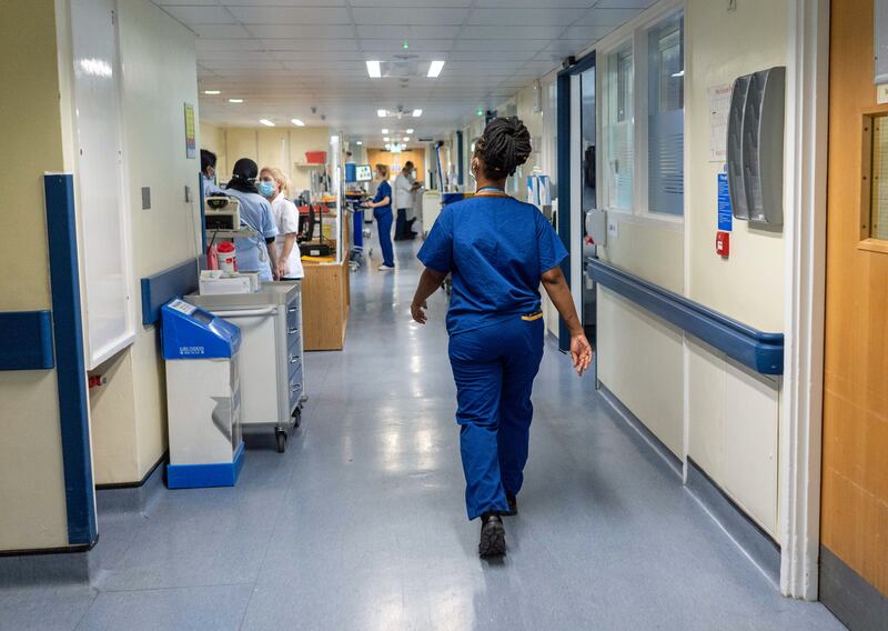 More than 2,600 NHS staff in Scotland cited long Covid as a reason for their absence. PA