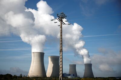 Cooling towers at an EDF nuclear power plant in Dampierre-en-Burly, France. Reuters 