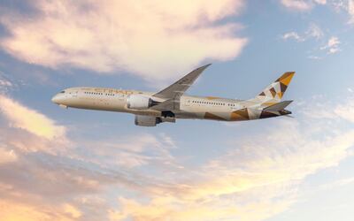 Etihad will fly between Abu Dhabi and Boston via its Boeing 787 Dreamliners. Photo: Etihad Airways