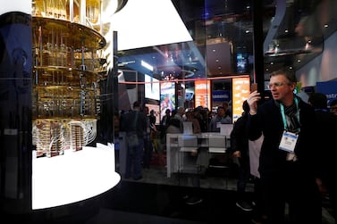 The IBM Q System One quantum computer on display at CES in Las Vegas, Nevada in January 7, 2020. Supercomputer technology could soon pose a hacking threat if it falls into the hands of hackers. Steve Marcus / Reuters