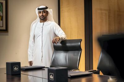 Fahad Al Hassawi, acting CEO at du, photographed at their head office in Dubai Media City on April 27 th, 2021. 
Antonie Robertson / The National.
Reporter: Alkesh Sharma for Business.