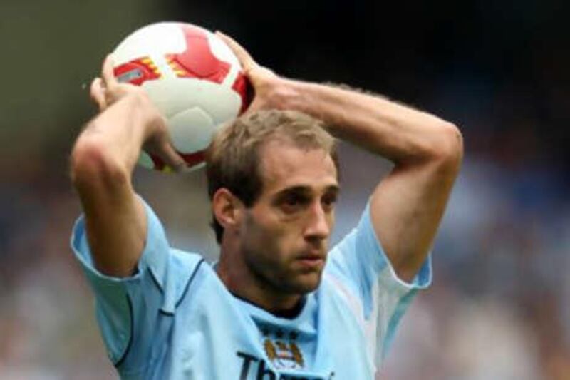 Pablo Zabaleta will be back for Manchester City.