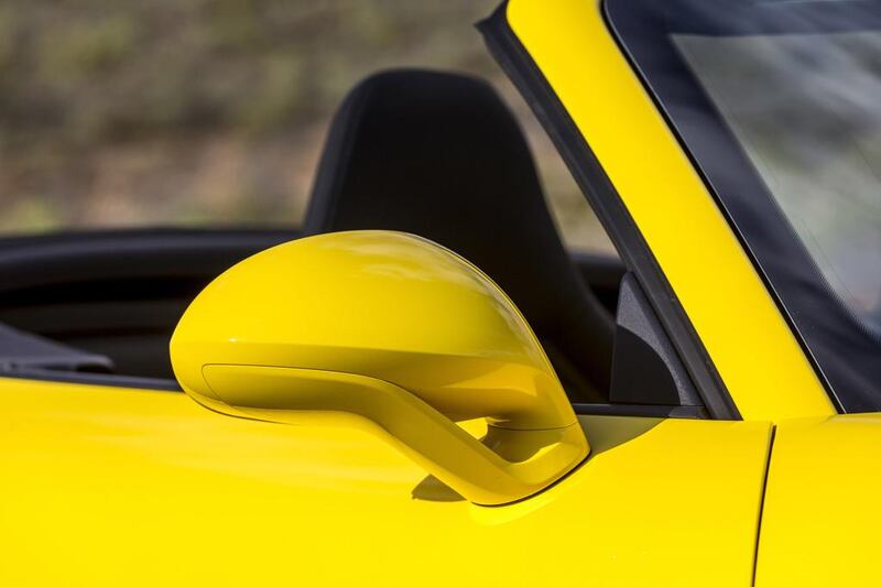 911 Carrera S Cabriolet Racing Yellow. Photographed in Tenerife.Courtesy Porsche