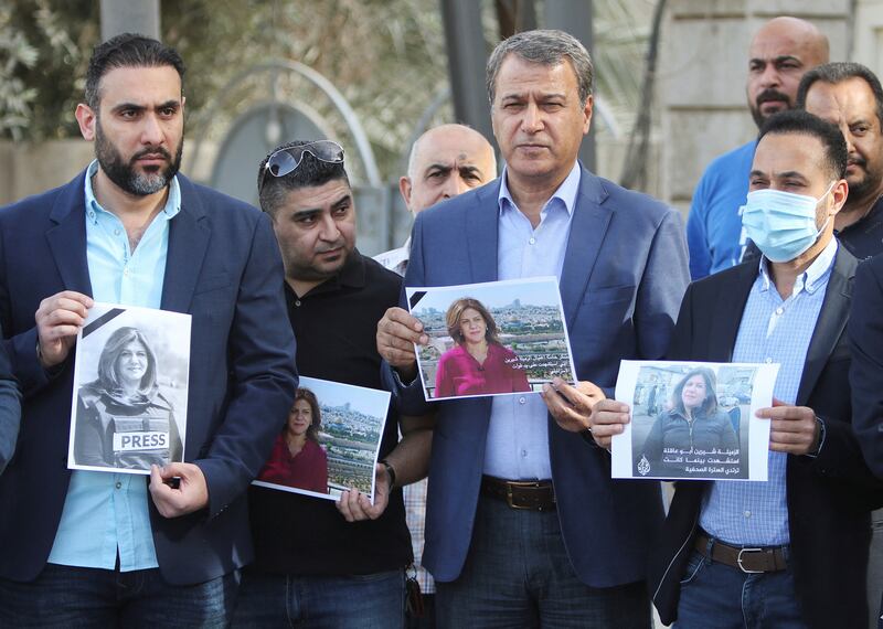 A protest against the killing in Baghdad. Reuters