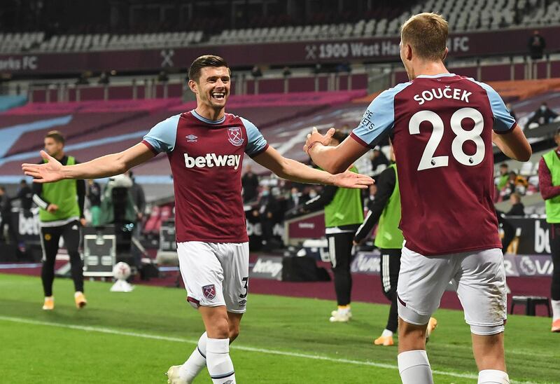 Aaron Cresswell - 8, Teamed up with Arthur Masuaku to stop Adama Traore’s threat turning into goals. Put the corner in for West Ham’s third. AP