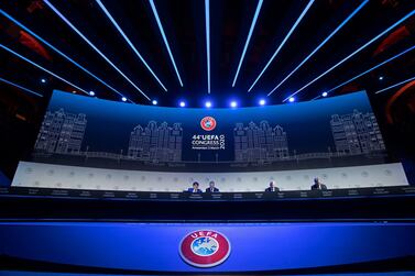 Uefa are set to hold an emergency meeting on Tuesday to decide on the fate of tournaments such as the Champions League, Europa League and Euro 2020. AP