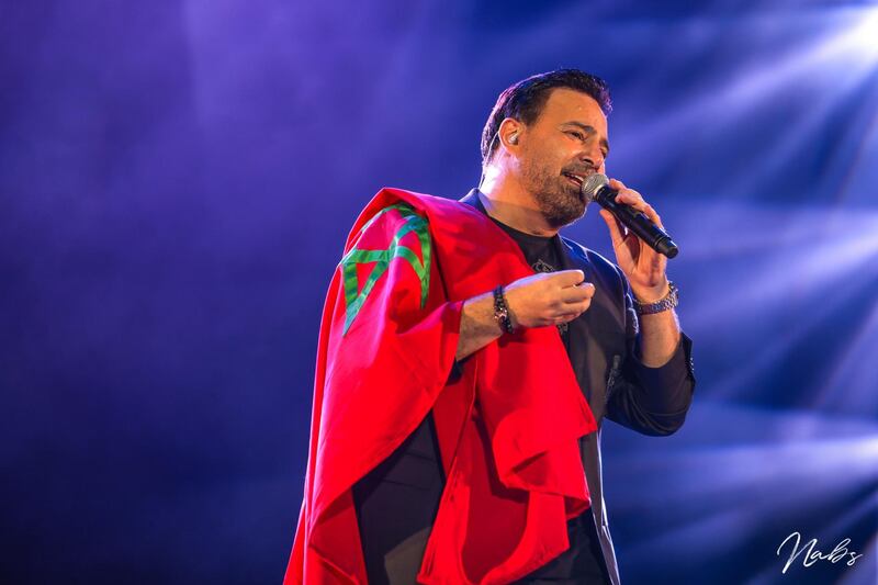 Assi El Hallani performs at Mawazine Festival in Rabat, Morocco on June 22, 2019. Courtesy Mawazine Festival.