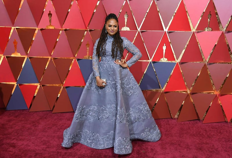 Ava DuVernay wore a dress by Saudi Arabian designer Mohammed Ashi to this week’s Oscars. Angela Weiss / AFP