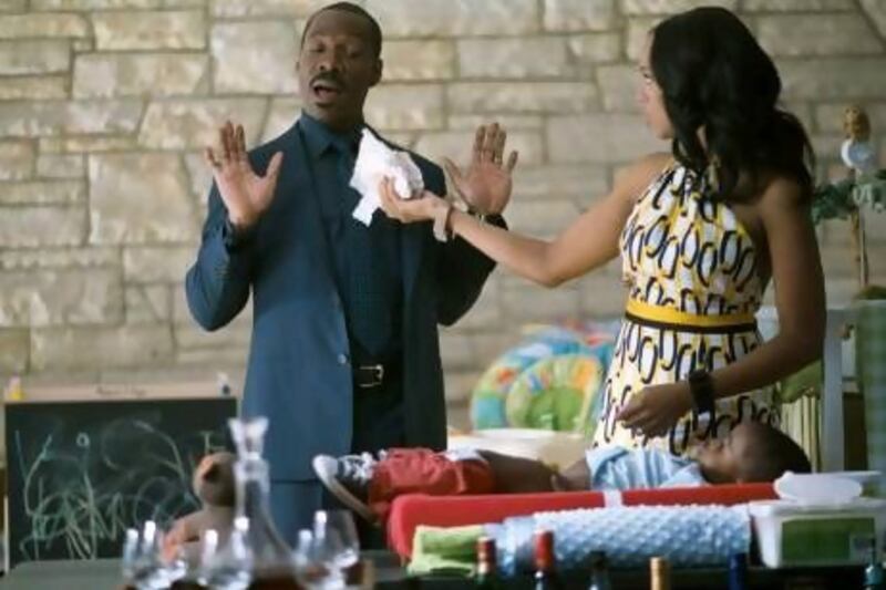 Eddie Murphy and Kerry Washington in A Thousand Words.