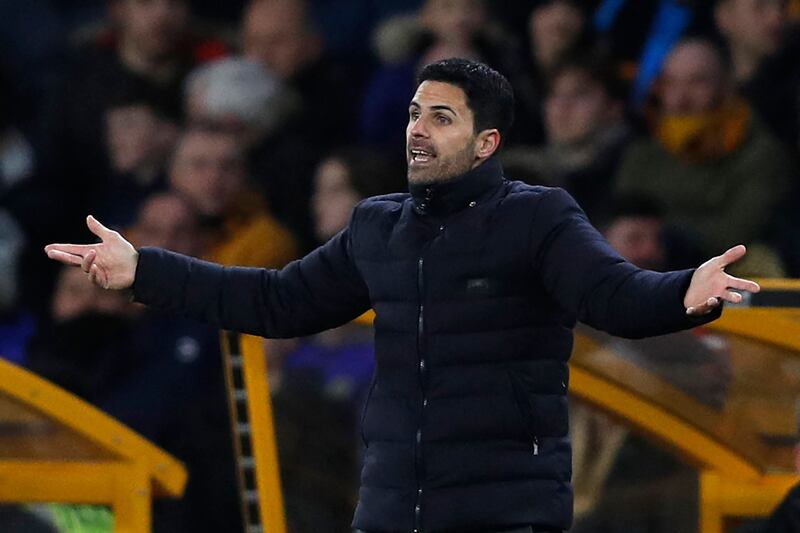 Arsenal manager Mikel Arteta. AFP