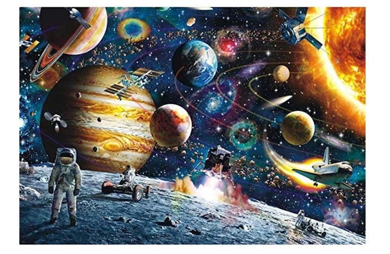 Space traveller puzzle for families, 1,000 pieces, Dh47 (discounted from Dh130), from www.amazon.ae