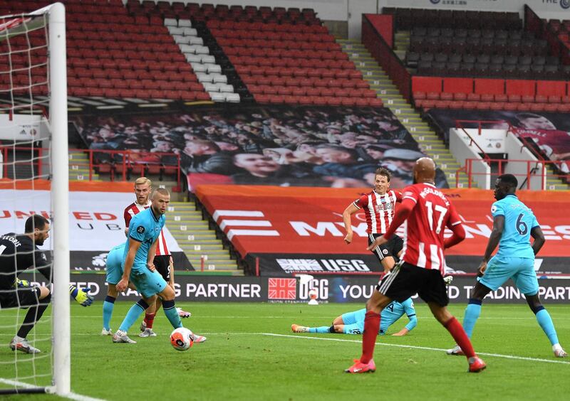 Sander Berge opens the scoring. Getty