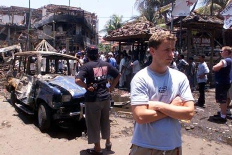 Indonesia launched a de-radicalisation programme after the Bali bombings in 2002, above, which killed 202 people, most of whom were tourists.