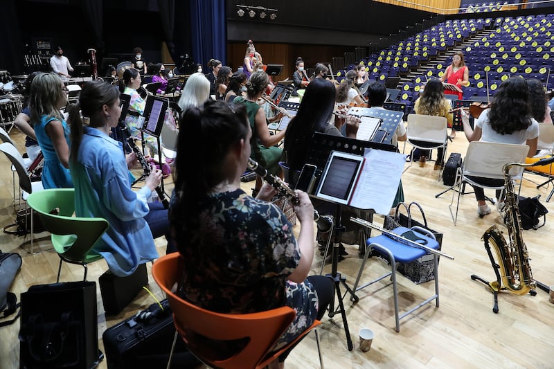 Firdaus Orchestra is an all-women ensemble featuring 23 nationalities.