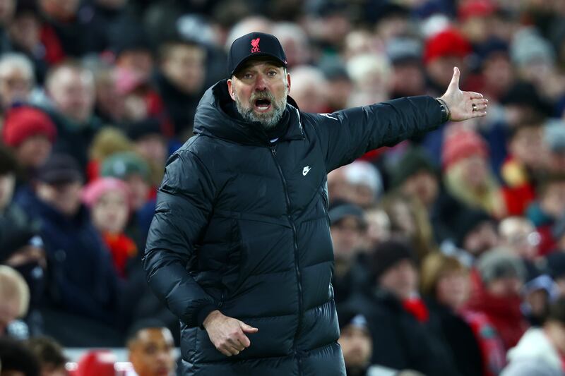 Liverpool manager Jurgen Klopp. Getty