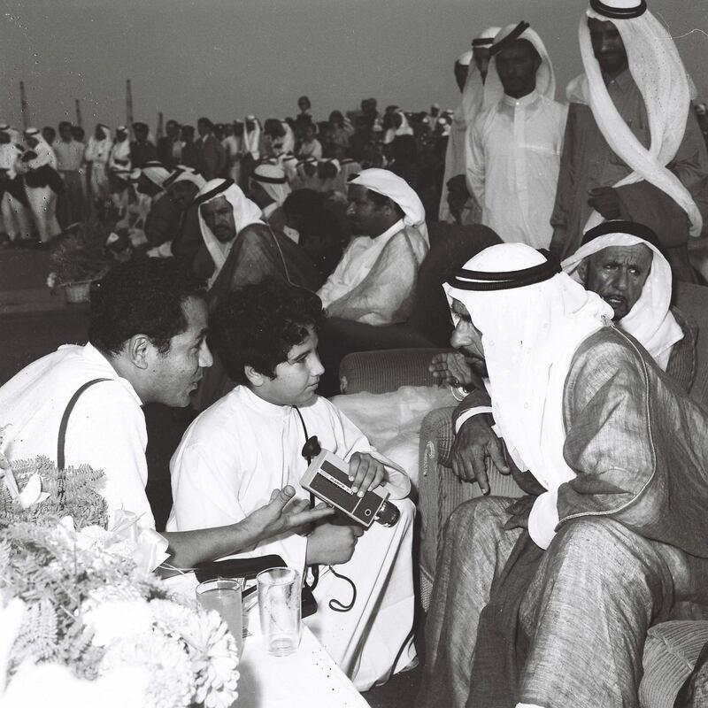 An image from the Itihad archive. Courtesy Al Itihad.
Abu Dhabi, UAE. 1972. Sheikh Zayed visiting Saadiyat Island.
 *** Local Caption ***  000046.JPG