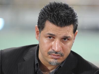 Iran football legend Ali Daei in 2011. He has backed the anti-government protests. AFP