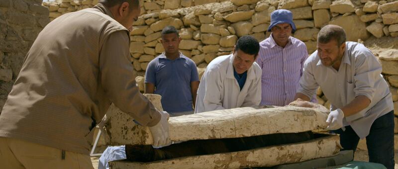 ‘Secrets of The Saqqara Tomb’ follows an exciting 2018 archaeological expedition in Egypt. Courtesy Netflix