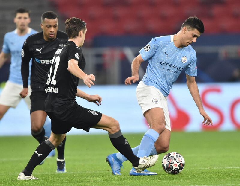 Rodrigo, 8 - Excellent switch passing and possessed fantastic vision to pull off a number of creative passes from midfield. Won possession back well in the heart of the visitors’ midfield. AFP