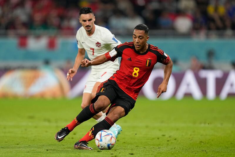 Youri Tielemans, 6: Had Canada in trouble for the first time when he got himself into a great position on the edge, but De Bruyne opted to look for Carrasco instead. Withdrawn at the interval. AP 