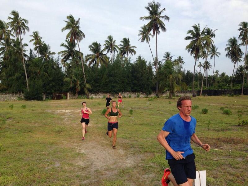 Running - both barefoot and with shoes on varying terrain - is part of the programme. Rosemary Behan