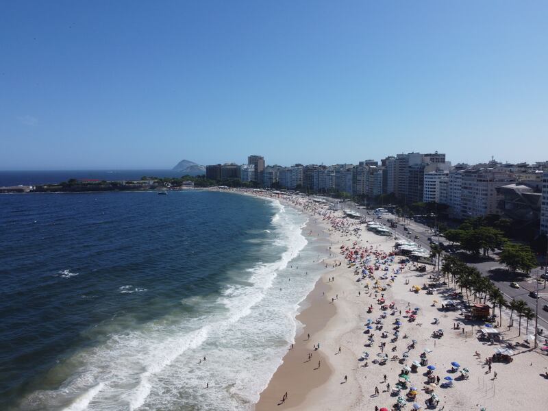 Rio de Janeiro's famed Copacabana Beach. Photo: Rafael Catarcione