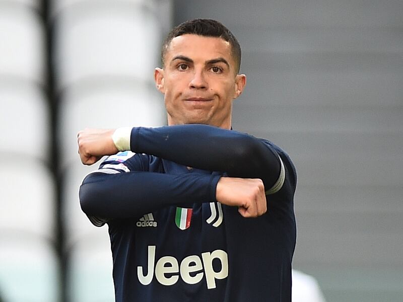 Juventus' Cristiano Ronaldo has scored 770 career goals for club and country. Reuters